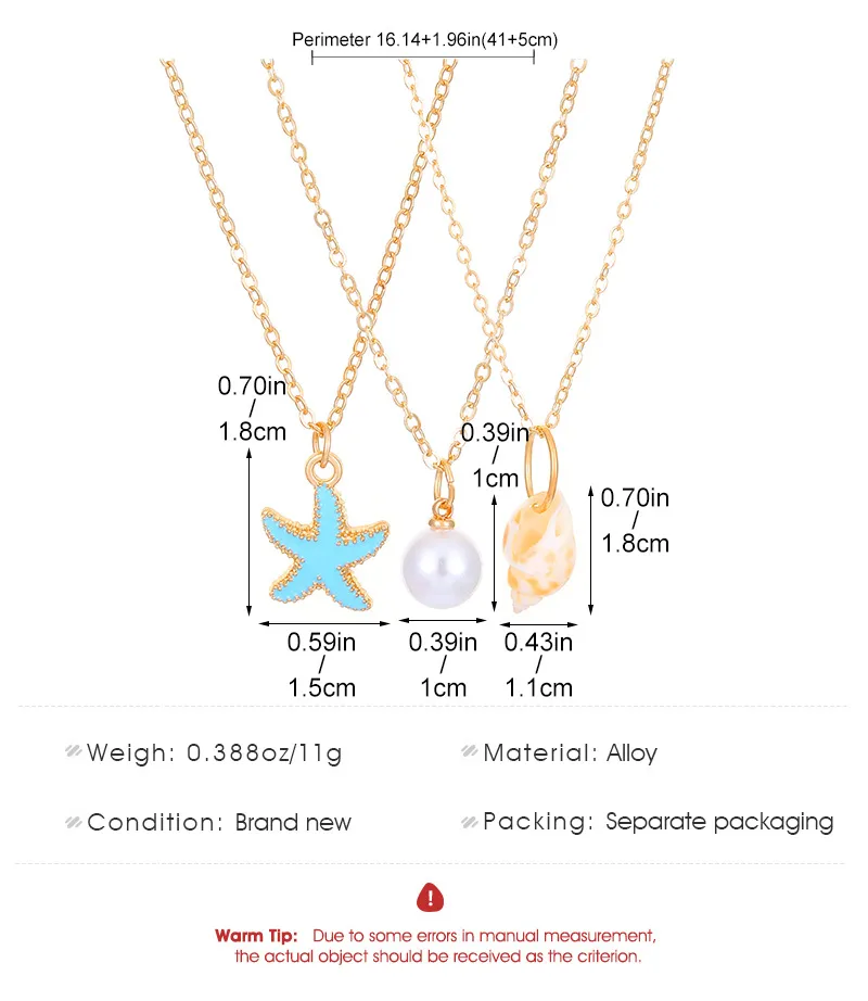 Estilo Marino Acero Inoxidable 304 Aleación Concha Estrella De Mar Concha Mujeres Conjunto De Joyas display picture 7