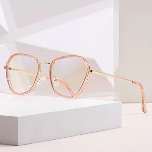Square Hawaiian Vacation Discoloration Geometric Pc Full Frame Women's Sunglasses display picture 3