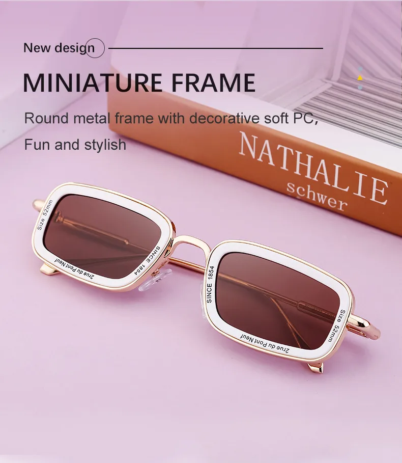 Square Casual Letter Pc Full Frame Women's Sunglasses display picture 2