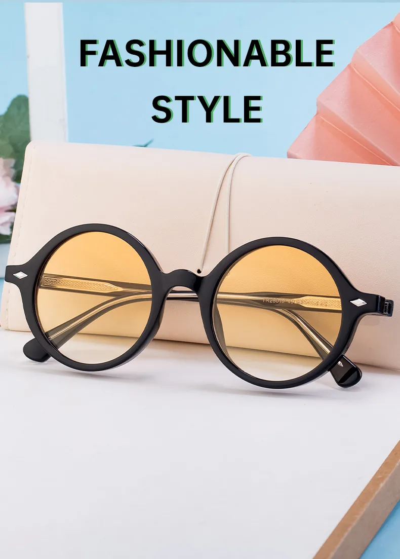 Round Frame Streetwear Geometric Pc Full Frame Women's Sunglasses display picture 2