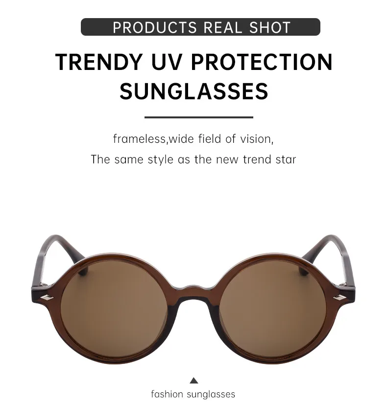 Round Frame Streetwear Geometric Pc Full Frame Women's Sunglasses display picture 6