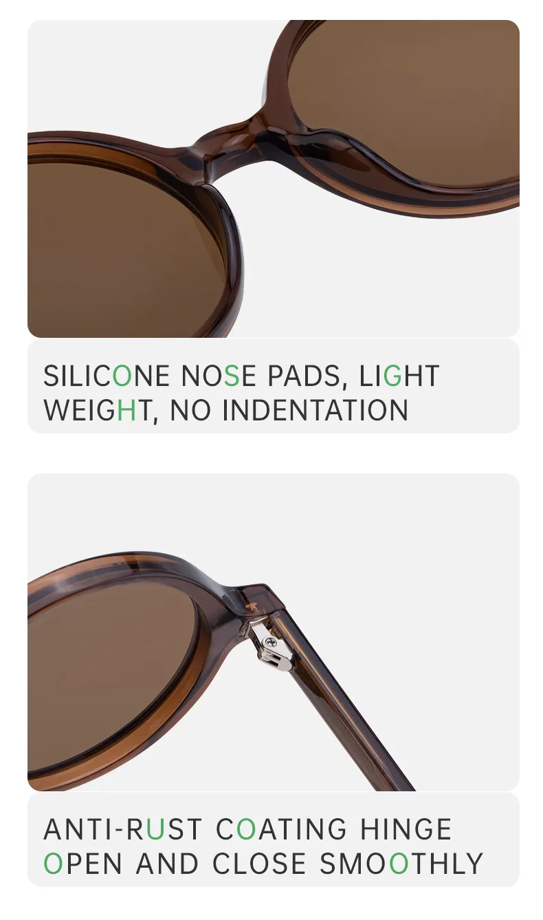 Cadre Rond Vêtement De Rue Géométrique Pc Plein Cadre Femmes De Lunettes De Soleil display picture 8