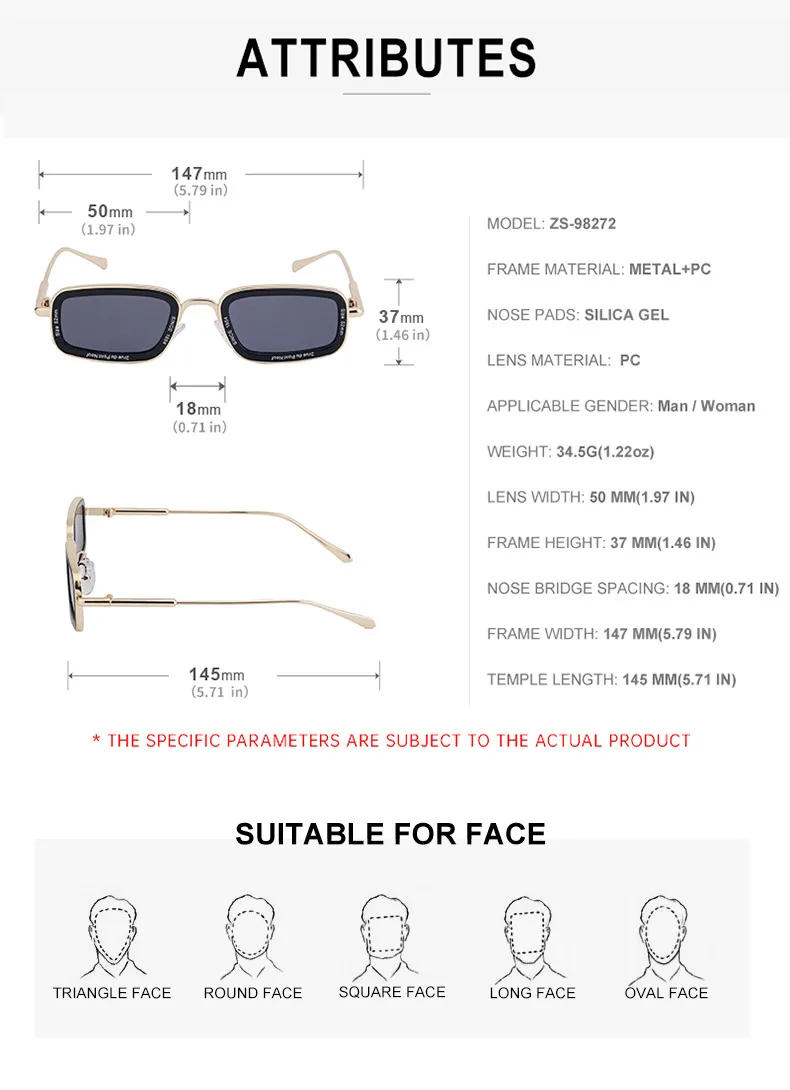 Square Casual Letter Pc Full Frame Women's Sunglasses display picture 13