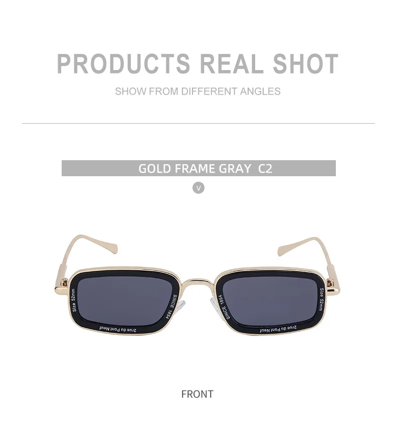 Square Casual Letter Pc Full Frame Women's Sunglasses display picture 14
