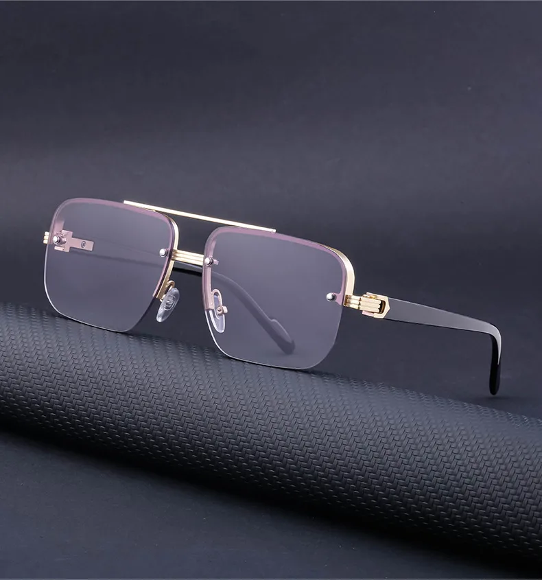 Square Streetwear Geometric Pc Full Frame Women's Sunglasses display picture 2