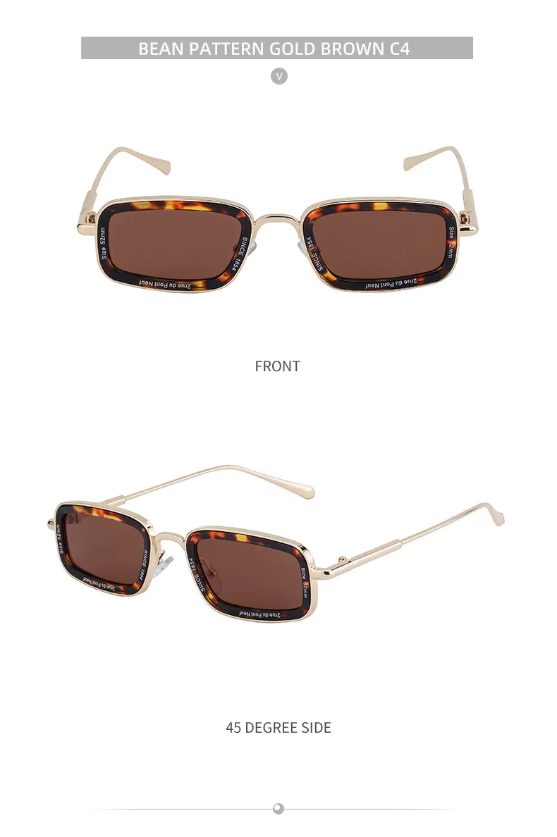 Square Casual Letter Pc Full Frame Women's Sunglasses display picture 18