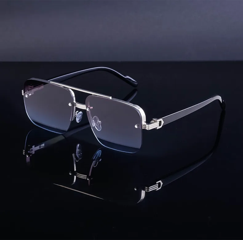 Square Streetwear Geometric Pc Full Frame Women's Sunglasses display picture 3