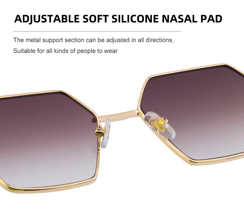 Polygon Modern Style Classic Style Geometric Pc Full Frame Men's Sunglasses display picture 11