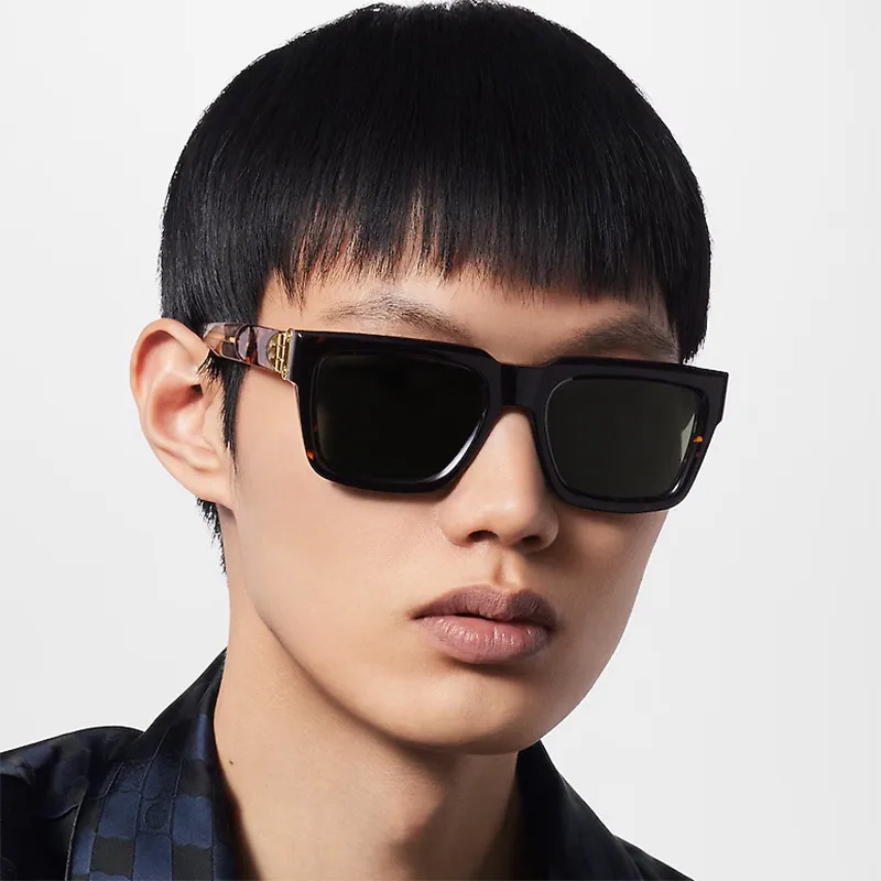 Cuadrado Estilo Moderno Estilo Clásico Geométrico Ordenador Personal Fotograma Completo Gafas De Sol Hombre display picture 1