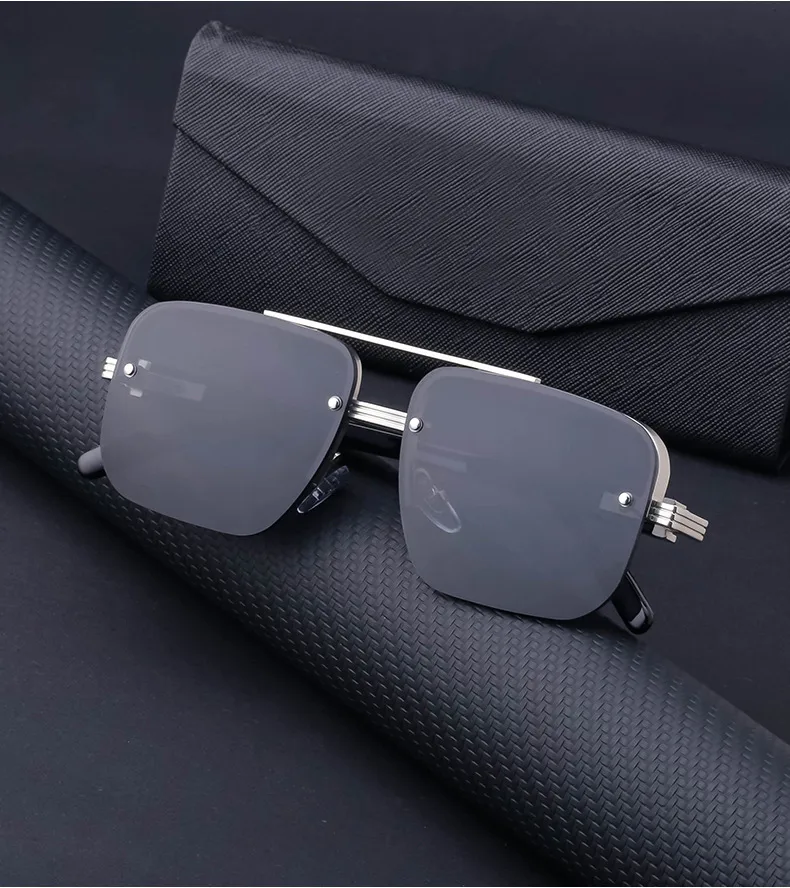 Square Streetwear Geometric Pc Full Frame Women's Sunglasses display picture 4