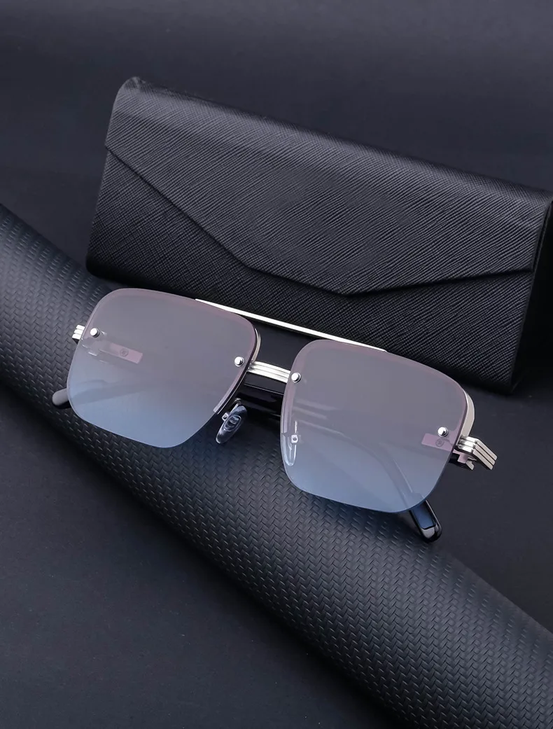 Square Streetwear Geometric Pc Full Frame Women's Sunglasses display picture 5