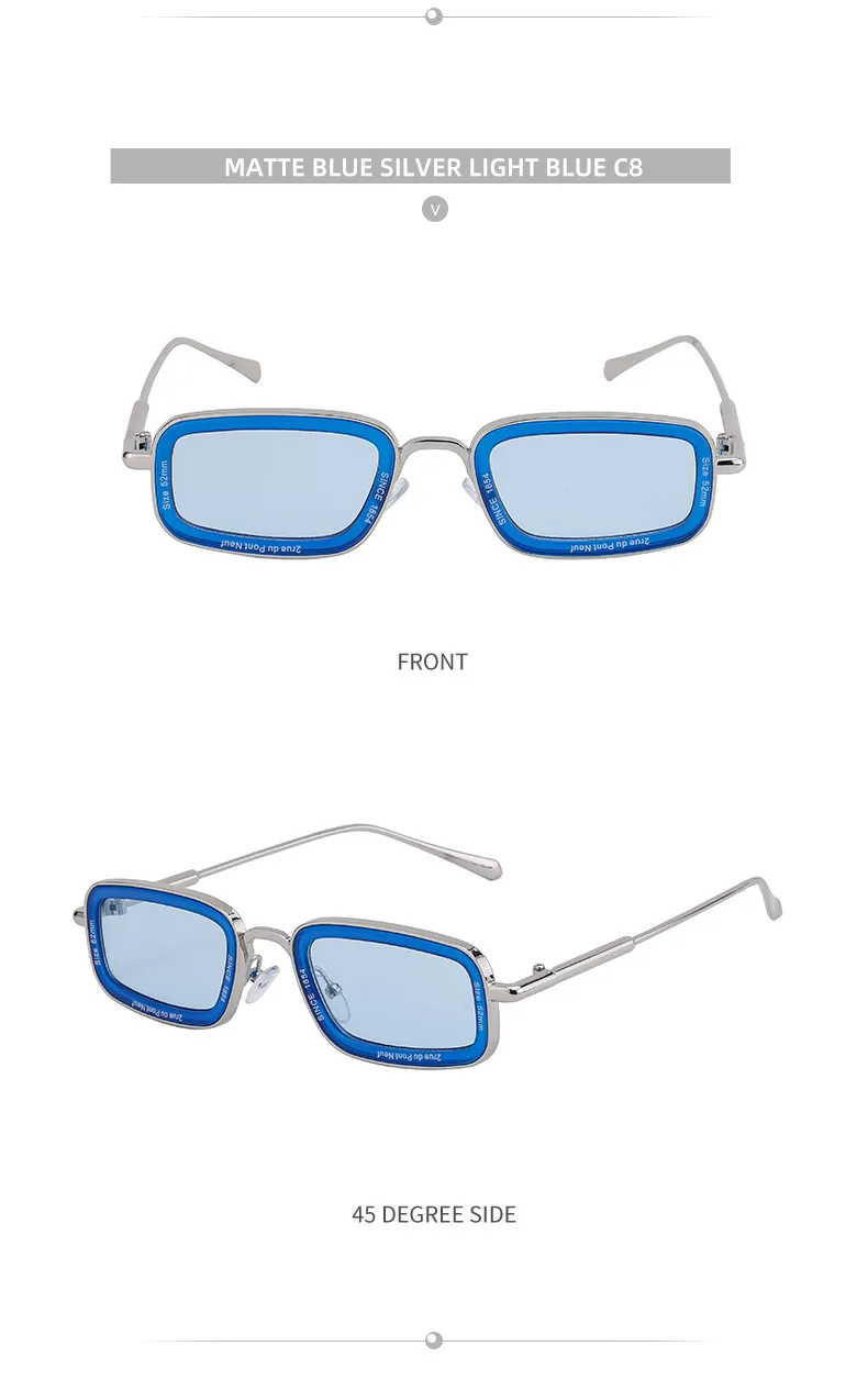 Square Casual Letter Pc Full Frame Women's Sunglasses display picture 22