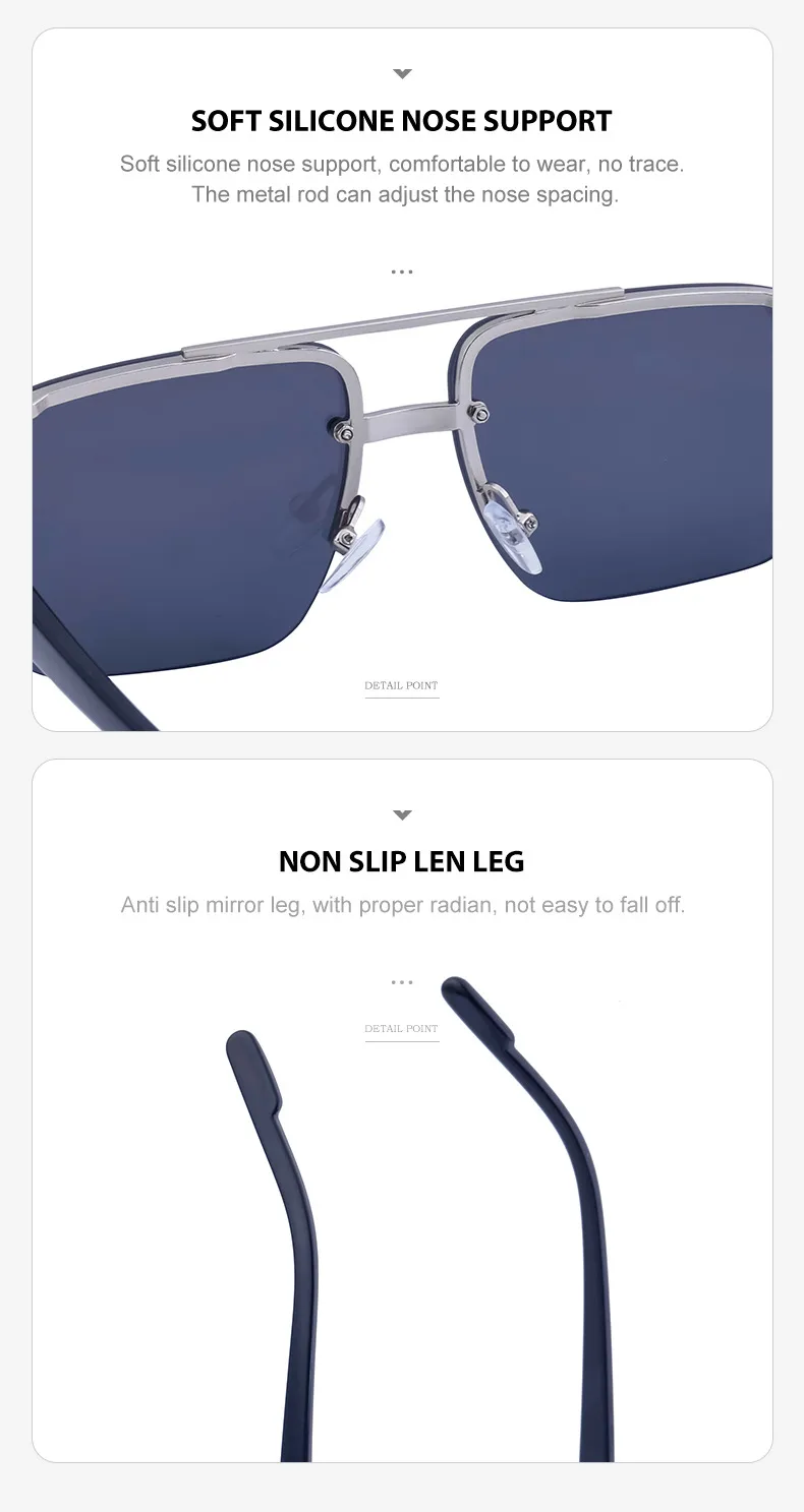 Square Streetwear Geometric Pc Full Frame Women's Sunglasses display picture 9