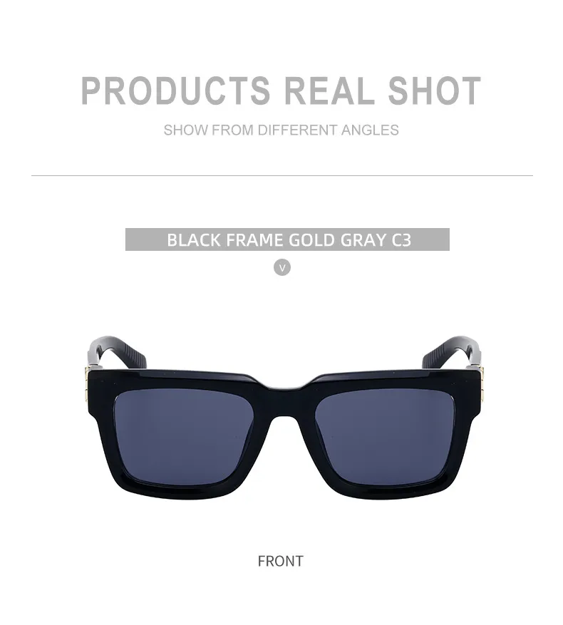 Square Modern Style Classic Style Geometric Pc Full Frame Men's Sunglasses display picture 14