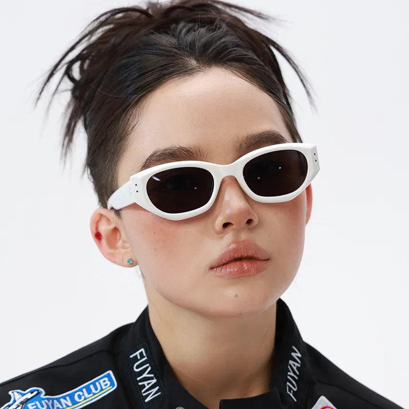 Cat Eye Elegant Simple Style Geometric Tac Full Frame Women's Sunglasses display picture 1