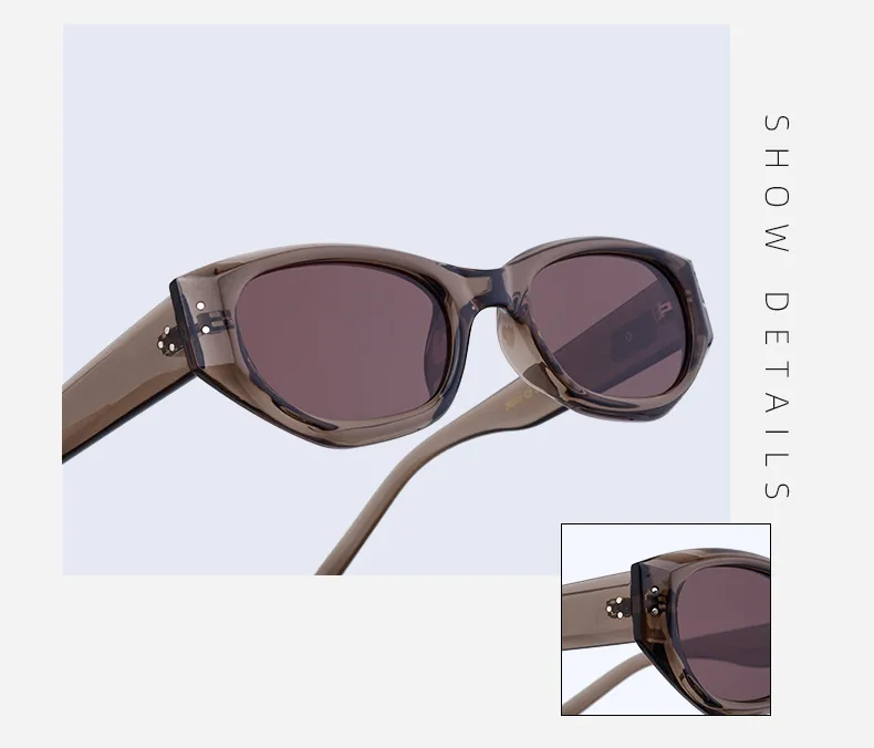 Ojo De Gato Elegante Estilo Simple Geométrico Tac Fotograma Completo Gafas De Sol Mujer display picture 5