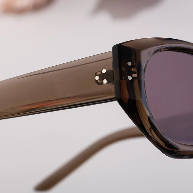 Cat Eye Elegant Simple Style Geometric Tac Full Frame Women's Sunglasses display picture 6