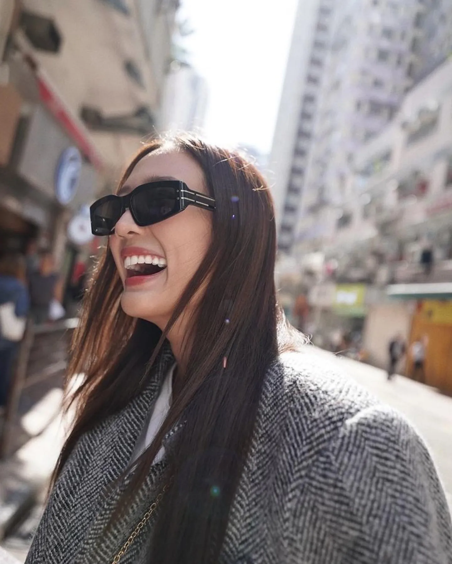 Espejo De Forma Especial Vacaciones Estilo Moderno Geométrico Ordenador Personal Fotograma Completo Gafas De Sol Mujer display picture 2