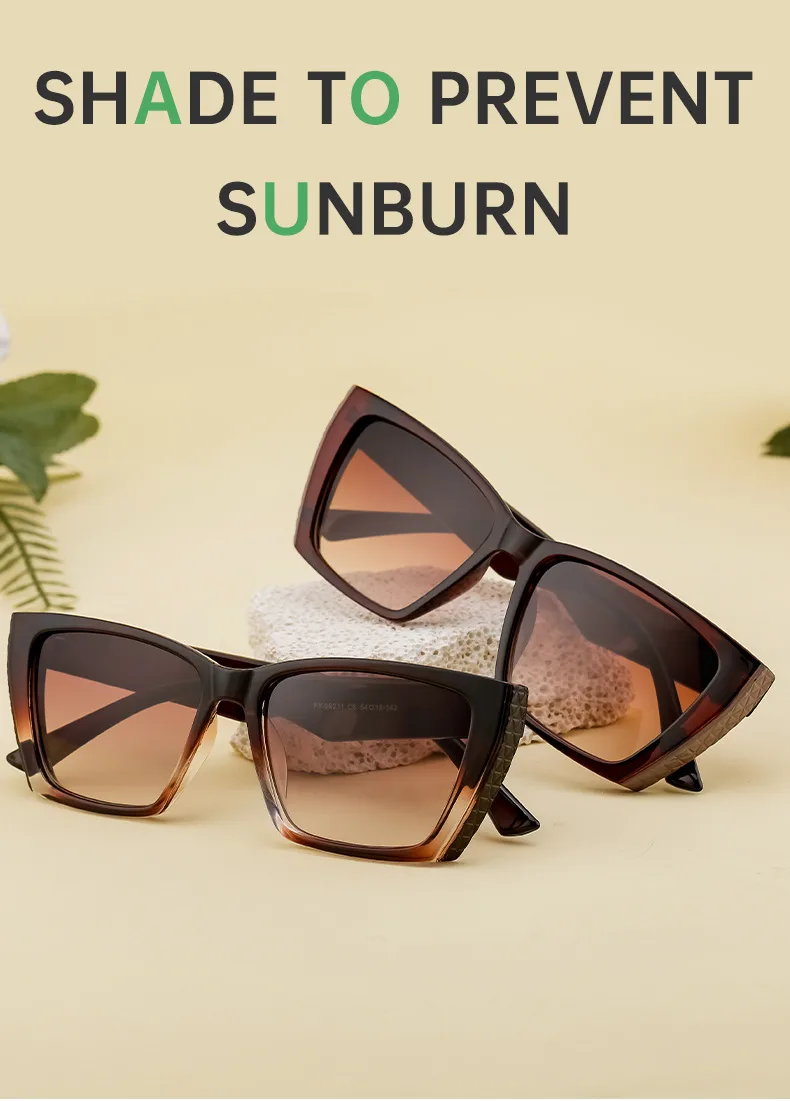 Square Modern Style Geometric Pc Full Frame Women's Sunglasses display picture 3