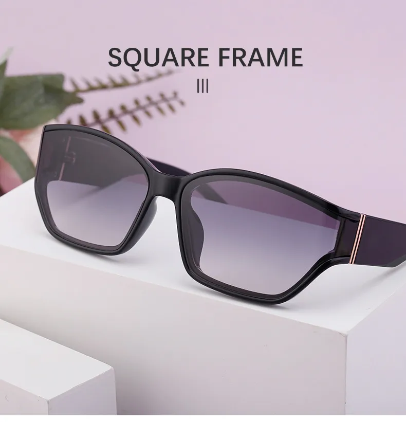 Square Modern Style Classic Style Geometric Pc Full Frame Women's Sunglasses display picture 5