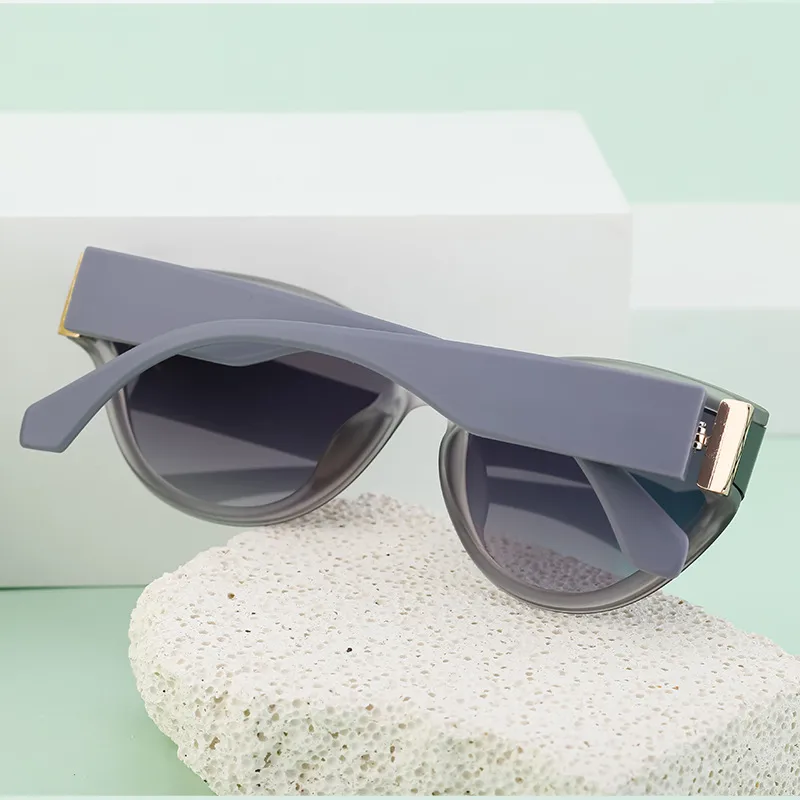 Cat Eye Classic Style Geometric Pc Full Frame Women's Sunglasses display picture 3