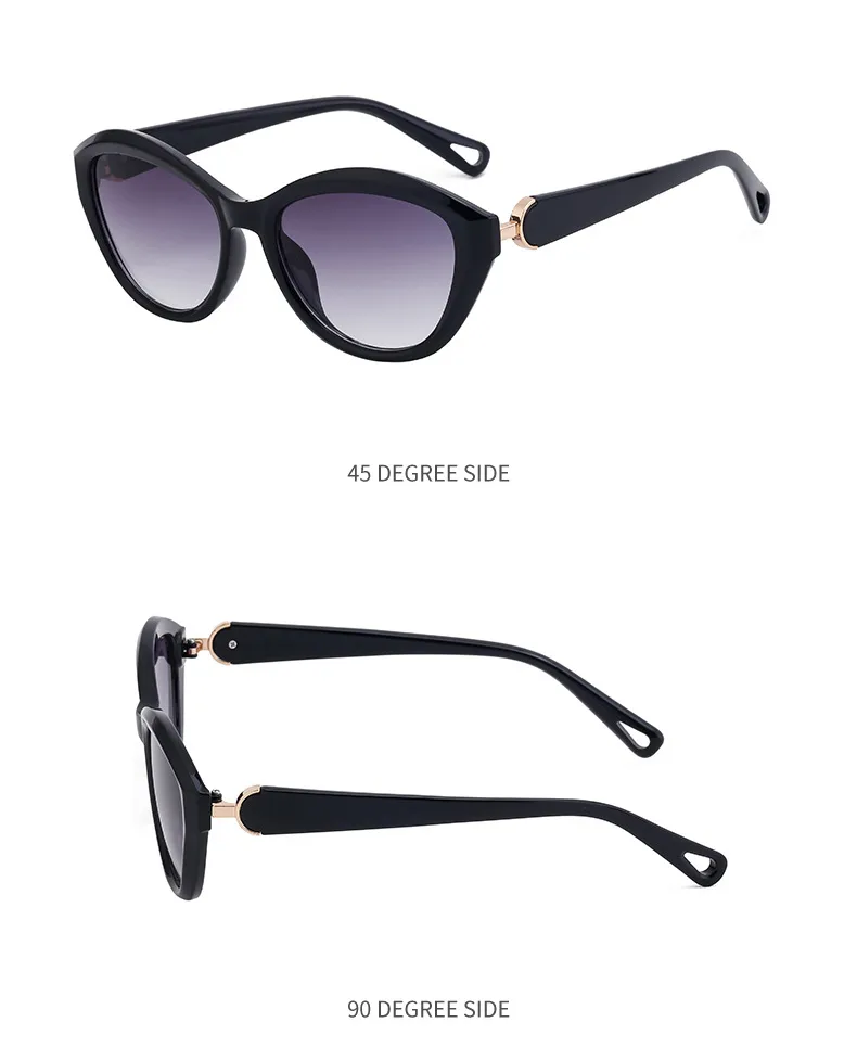 Oeil De Chat Style Vintage Style Classique Géométrique Pc Plein Cadre Femmes De Lunettes De Soleil display picture 14