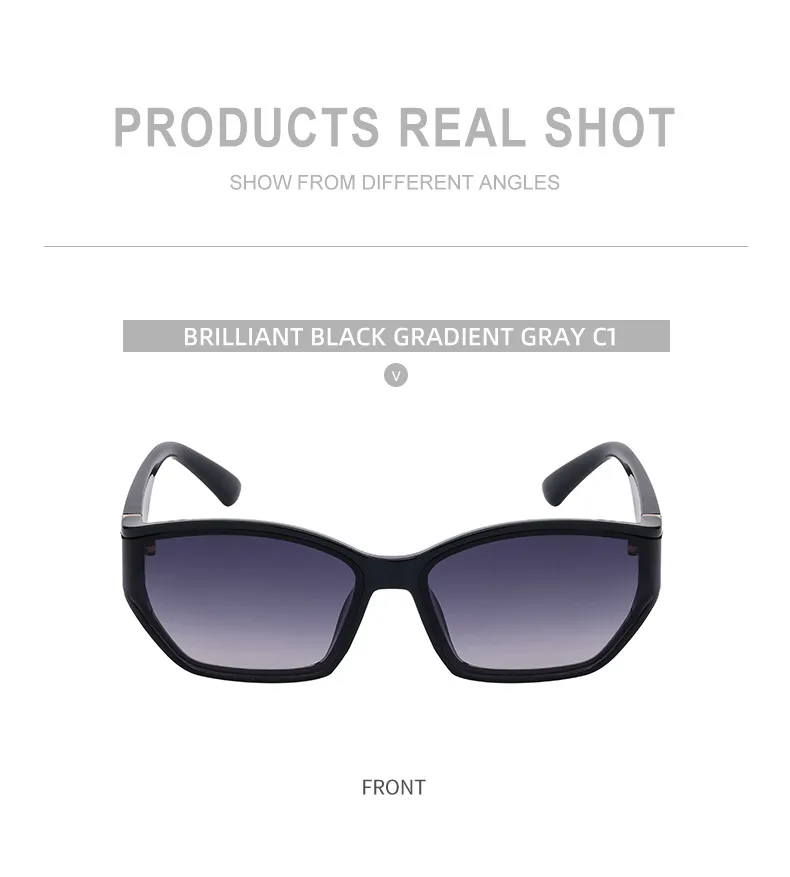 Square Modern Style Classic Style Geometric Pc Full Frame Women's Sunglasses display picture 13