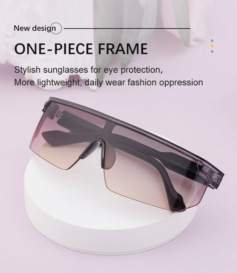 Cuadrado Estilo Vintage Estilo Clásico Geométrico Ordenador Personal Sin Marco Gafas De Sol Mujer display picture 2