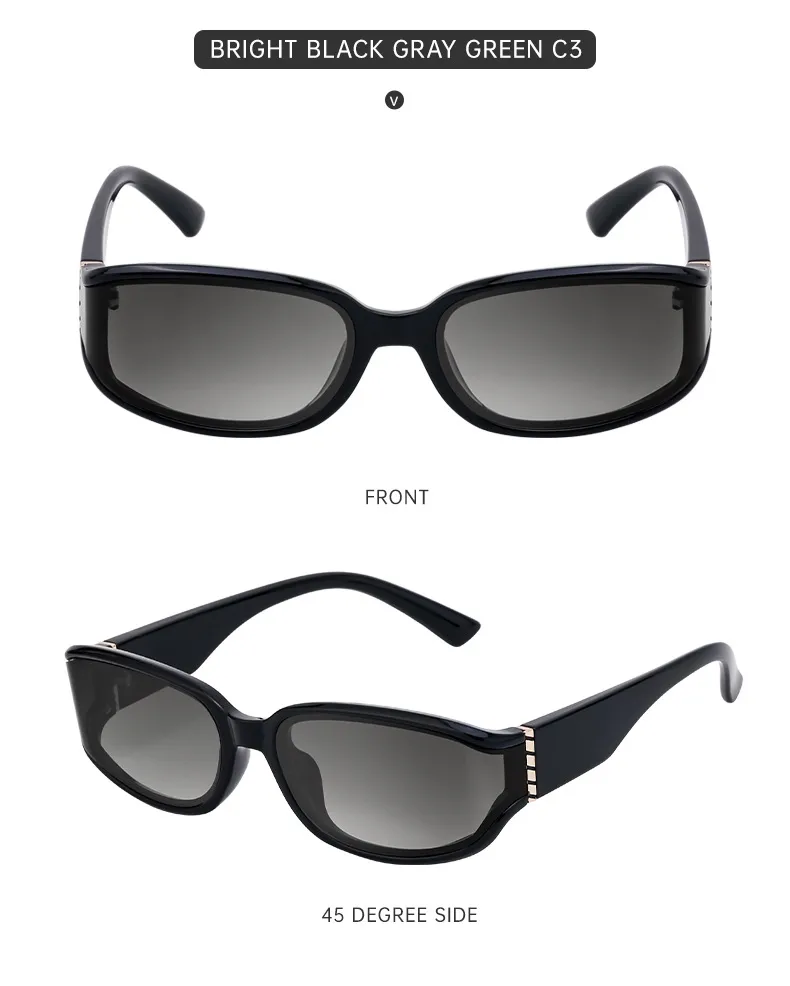 Square Vintage Style Geometric Pc Full Frame Women's Sunglasses display picture 6
