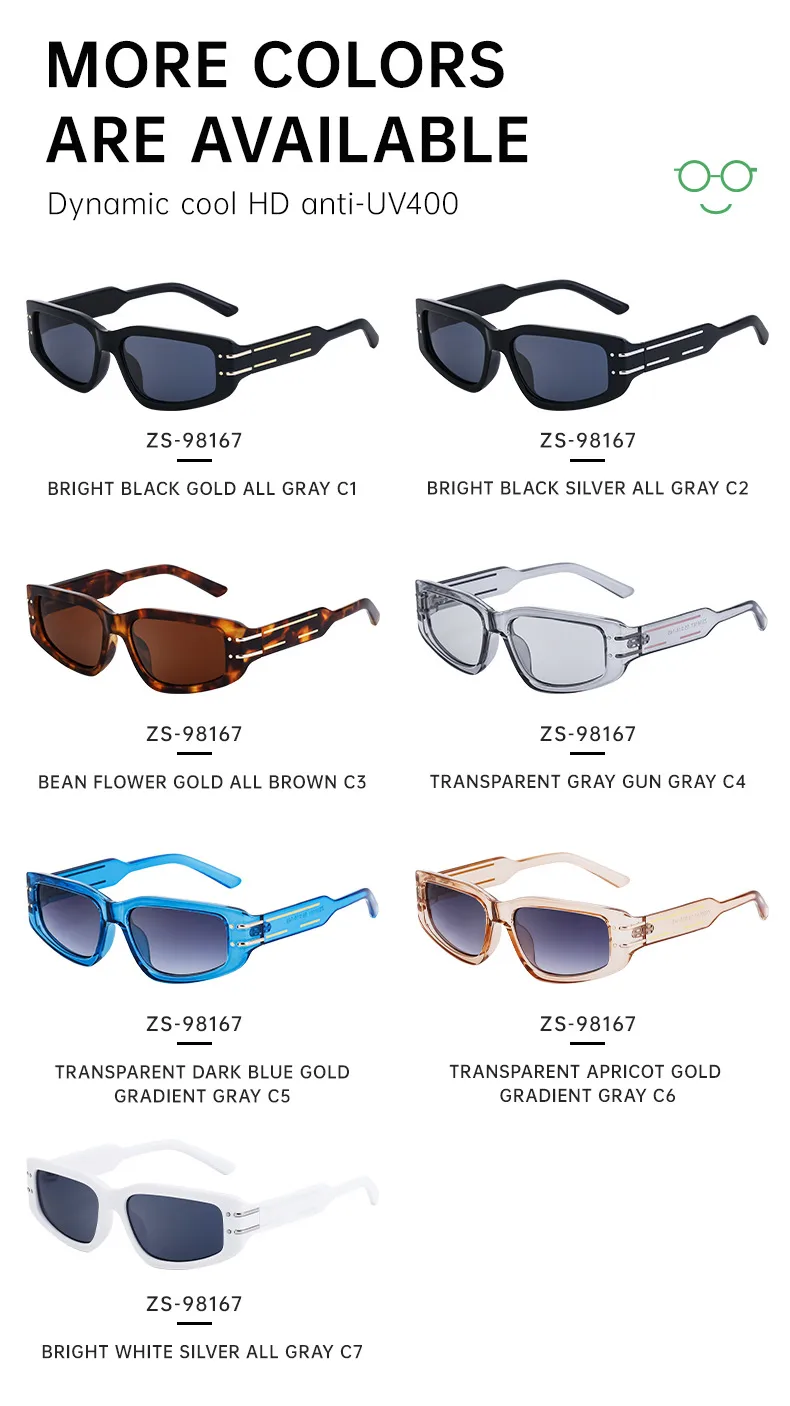 Special-Shaped Mirror Vacation Modern Style Geometric Pc Full Frame Women's Sunglasses display picture 10