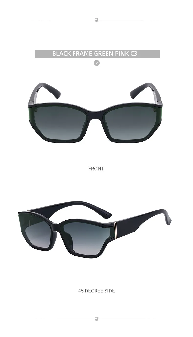 Square Modern Style Classic Style Geometric Pc Full Frame Women's Sunglasses display picture 16