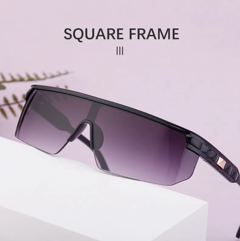 Carré Style Vintage Style Classique Géométrique Pc Sans Cadre Femmes De Lunettes De Soleil display picture 5