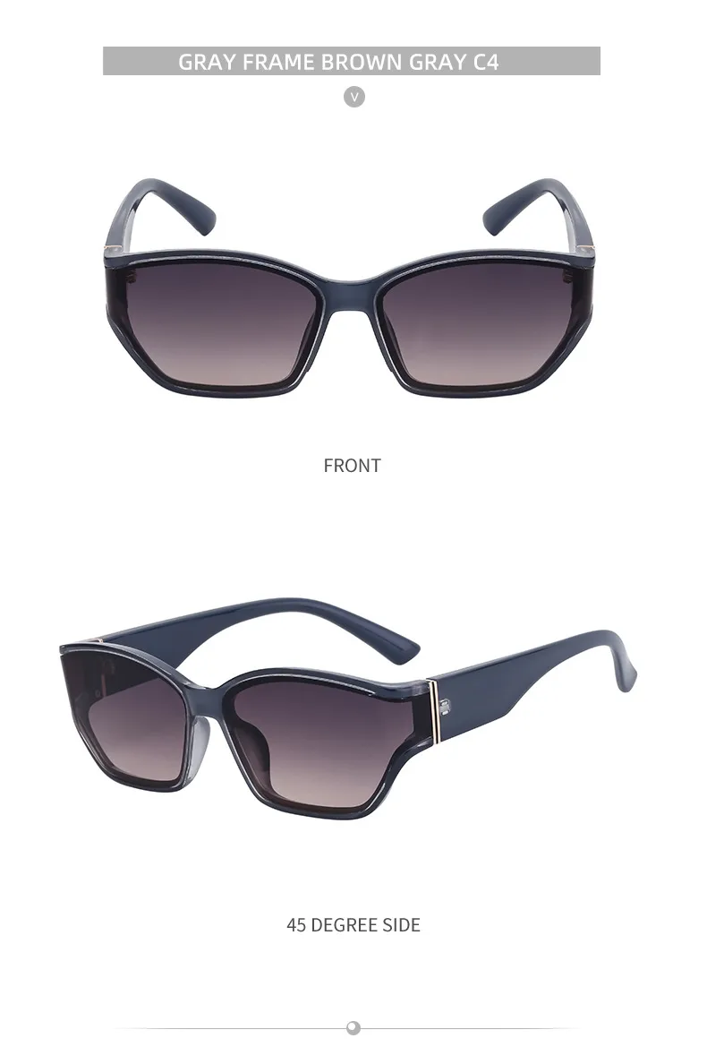Square Modern Style Classic Style Geometric Pc Full Frame Women's Sunglasses display picture 17