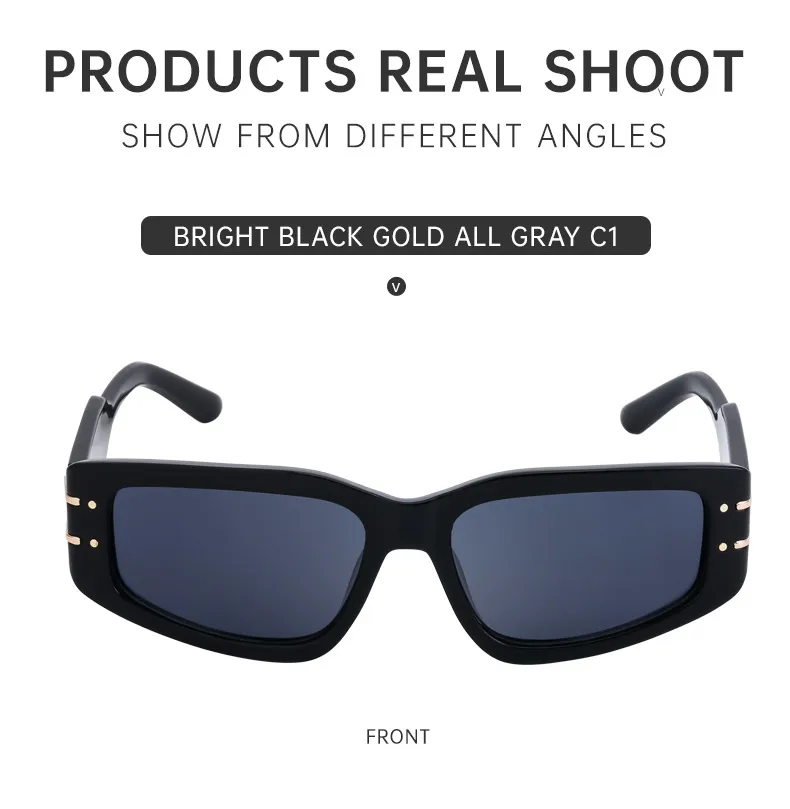 Special-Shaped Mirror Vacation Modern Style Geometric Pc Full Frame Women's Sunglasses display picture 12