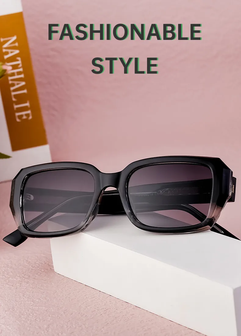 Square Streetwear Commute Solid Color Pc Full Frame Women's Sunglasses display picture 2