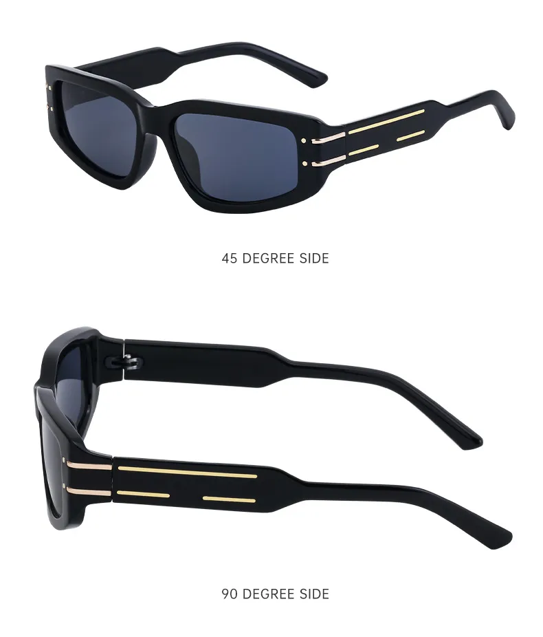 Special-Shaped Mirror Vacation Modern Style Geometric Pc Full Frame Women's Sunglasses display picture 13