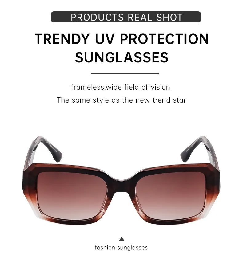 Square Streetwear Commute Solid Color Pc Full Frame Women's Sunglasses display picture 6