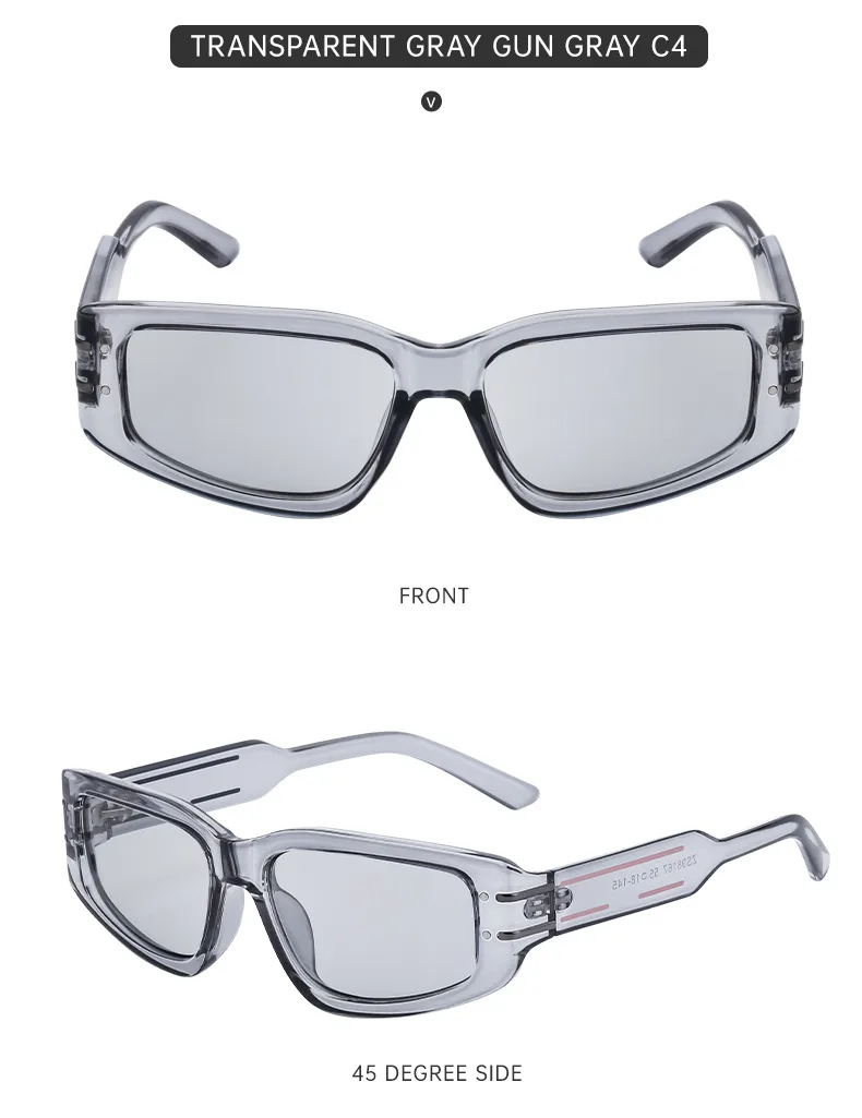 Special-Shaped Mirror Vacation Modern Style Geometric Pc Full Frame Women's Sunglasses display picture 16