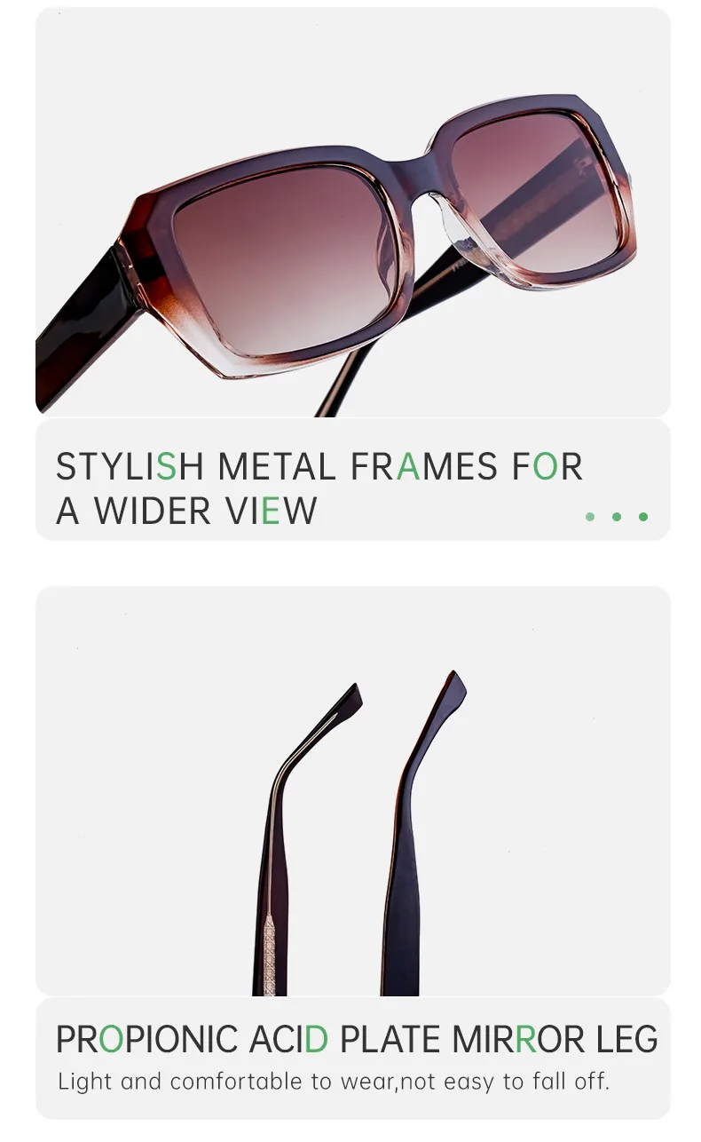Square Streetwear Commute Solid Color Pc Full Frame Women's Sunglasses display picture 7