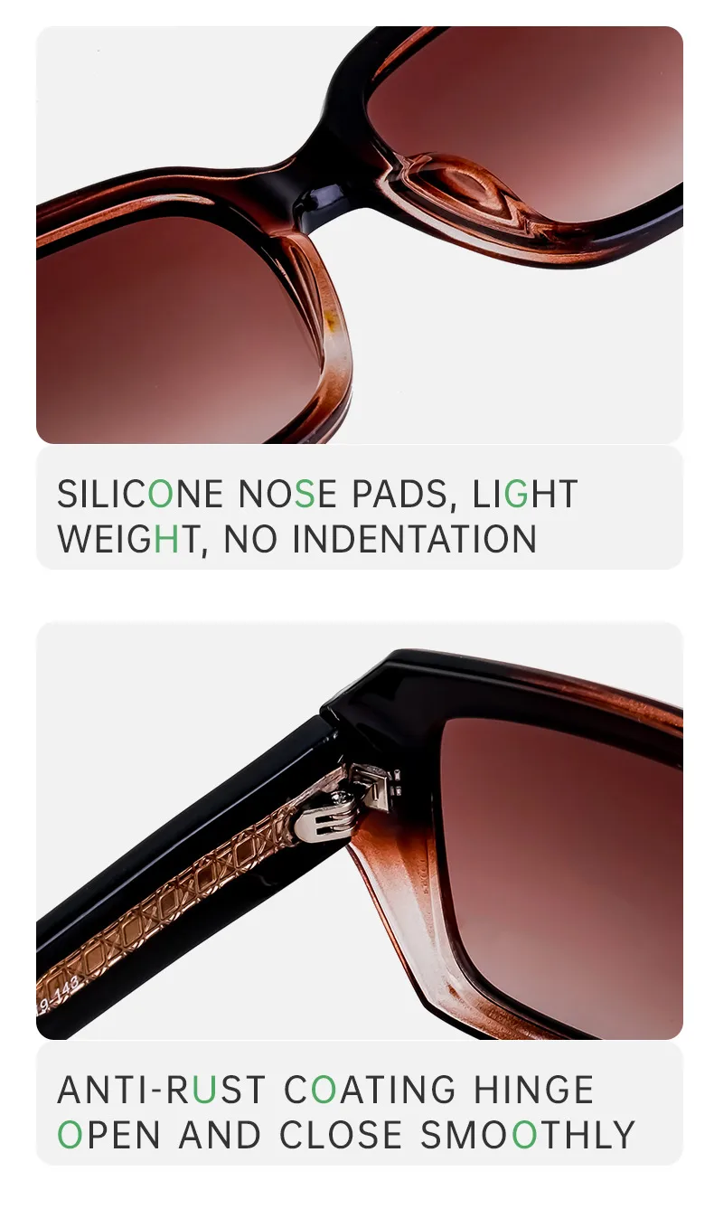 Square Streetwear Commute Solid Color Pc Full Frame Women's Sunglasses display picture 8