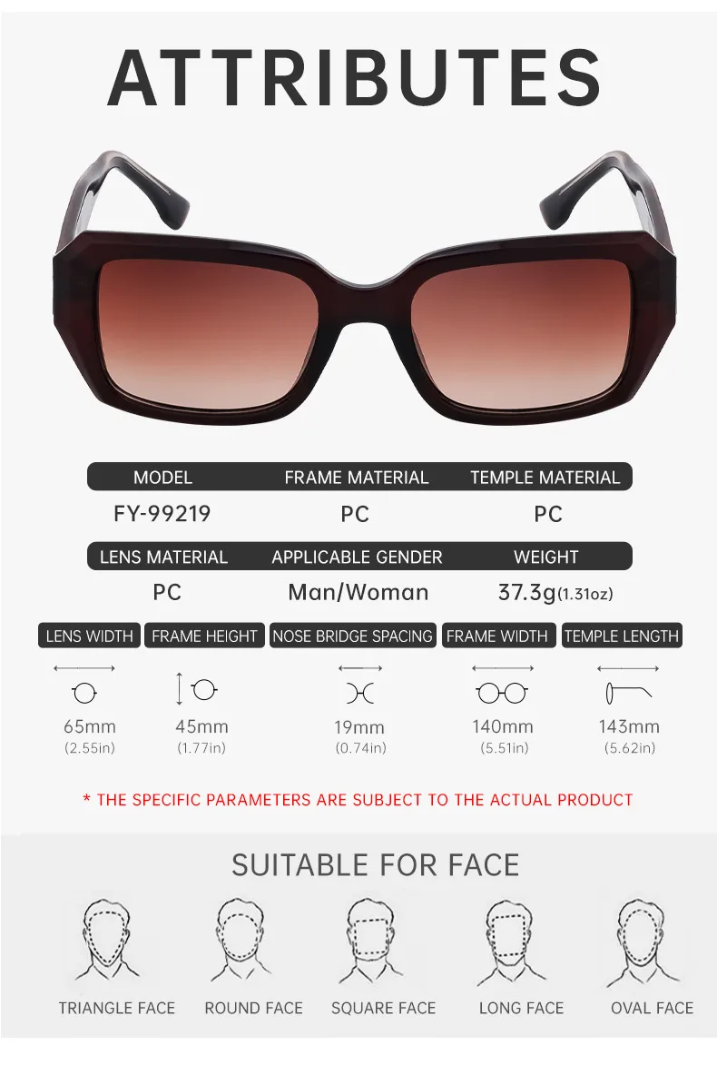 Square Streetwear Commute Solid Color Pc Full Frame Women's Sunglasses display picture 10