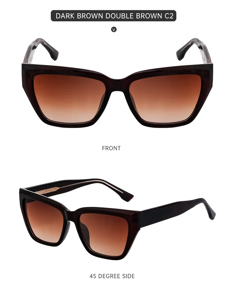 Cat Eye Vintage Style Classic Style Solid Color Pc Full Frame Women's Sunglasses display picture 12