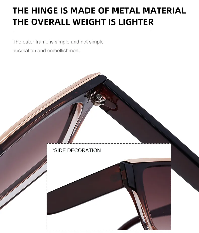 Square Vintage Style Classic Style Geometric Pc Full Frame Women's Sunglasses display picture 10