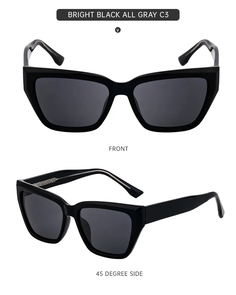 Cat Eye Vintage Style Classic Style Solid Color Pc Full Frame Women's Sunglasses display picture 13