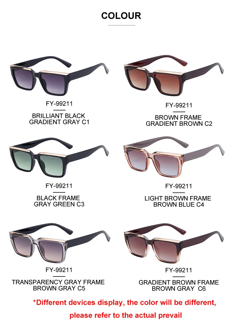 Square Vintage Style Classic Style Geometric Pc Full Frame Women's Sunglasses display picture 12