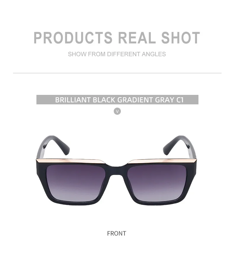 Square Vintage Style Classic Style Geometric Pc Full Frame Women's Sunglasses display picture 14