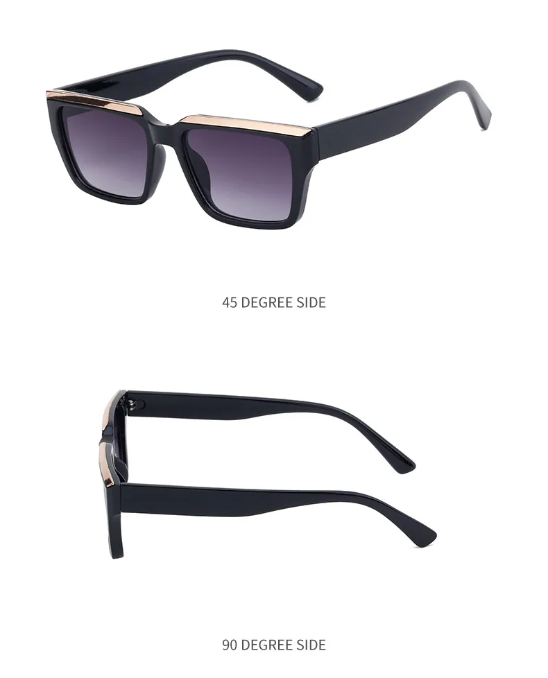 Square Vintage Style Classic Style Geometric Pc Full Frame Women's Sunglasses display picture 15