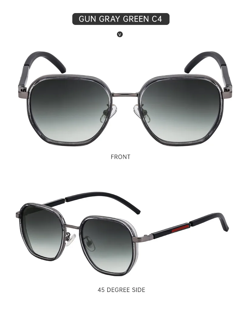 Square Vacation Simple Style Color Block Pc Full Frame Women's Sunglasses display picture 5