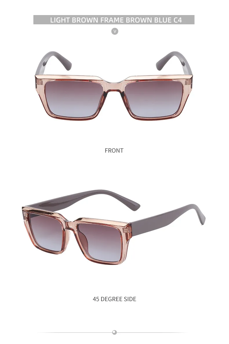 Square Vintage Style Classic Style Geometric Pc Full Frame Women's Sunglasses display picture 18