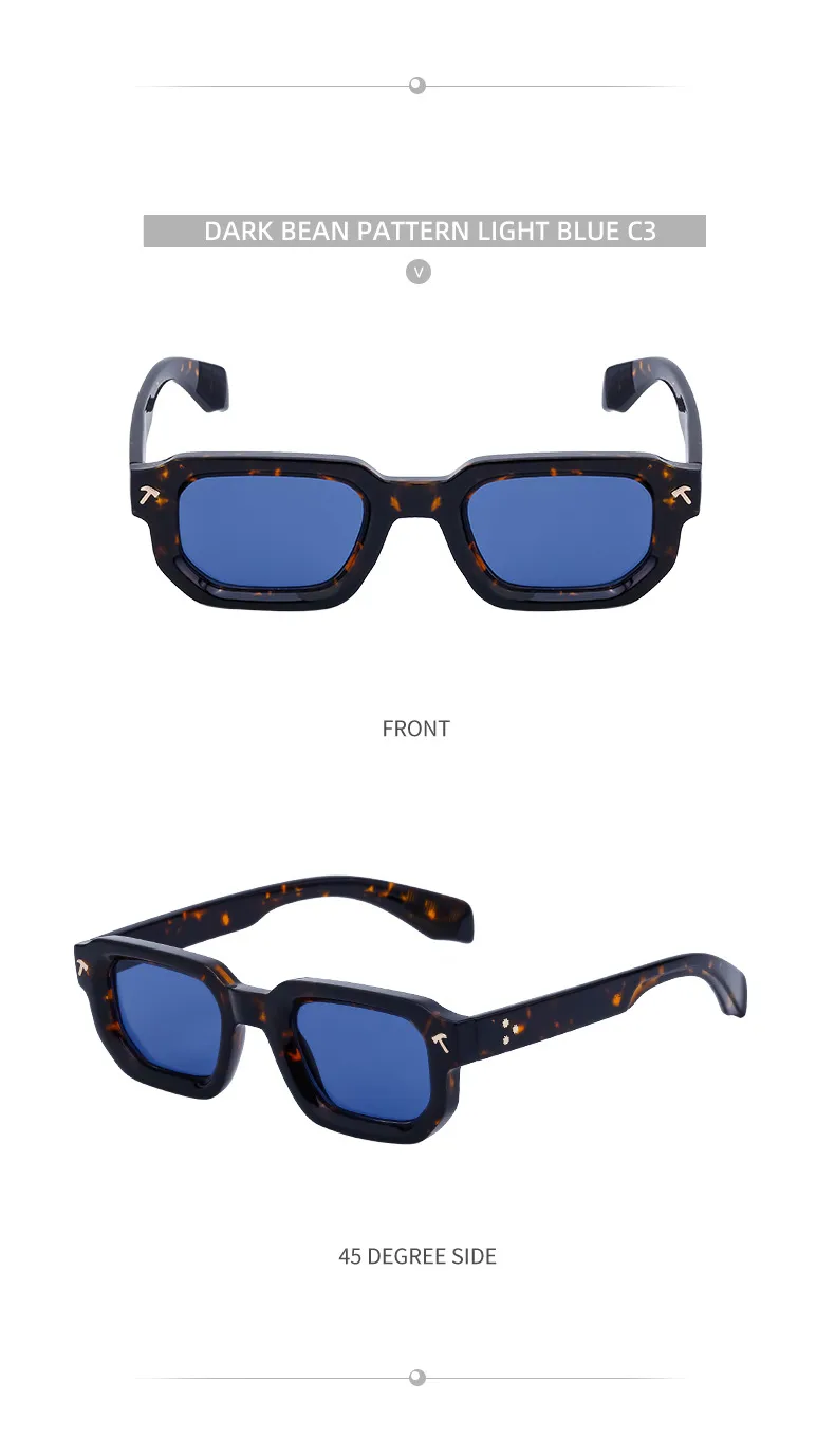 Square Vacation Simple Style Solid Color Pc Full Frame Women's Sunglasses display picture 7